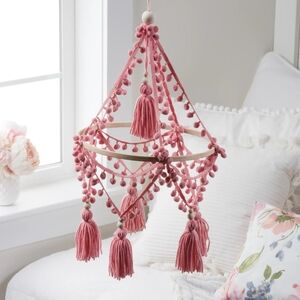 Annie's Attic Kids Pink Chandelier Craft Kit, NEW